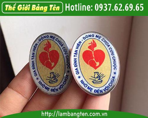 HUY HIỆU ĐEO ÁO HÌNH OVAN