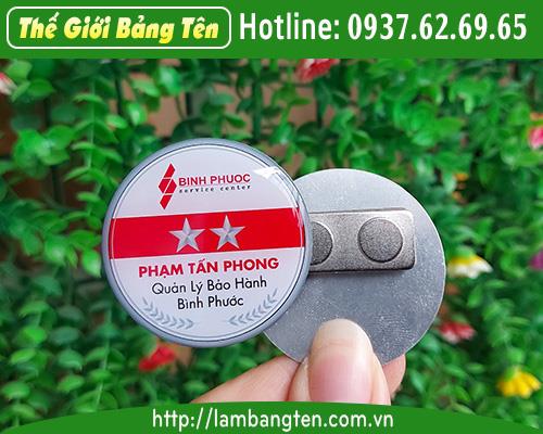 HUY HIỆU NHÂN VIÊN CÀI ÁO