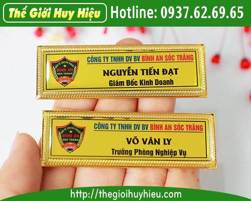 BẢNG TÊN ĐEO ÁO CAO CẤP