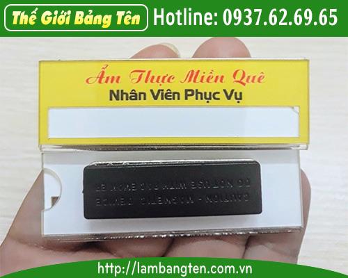 BẢNG TÊN  NHÂN VIEN THAY TÊN MICA