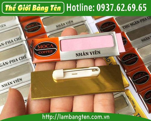 BẢNG TÊN NHÂN VIÊN COFFEE 187